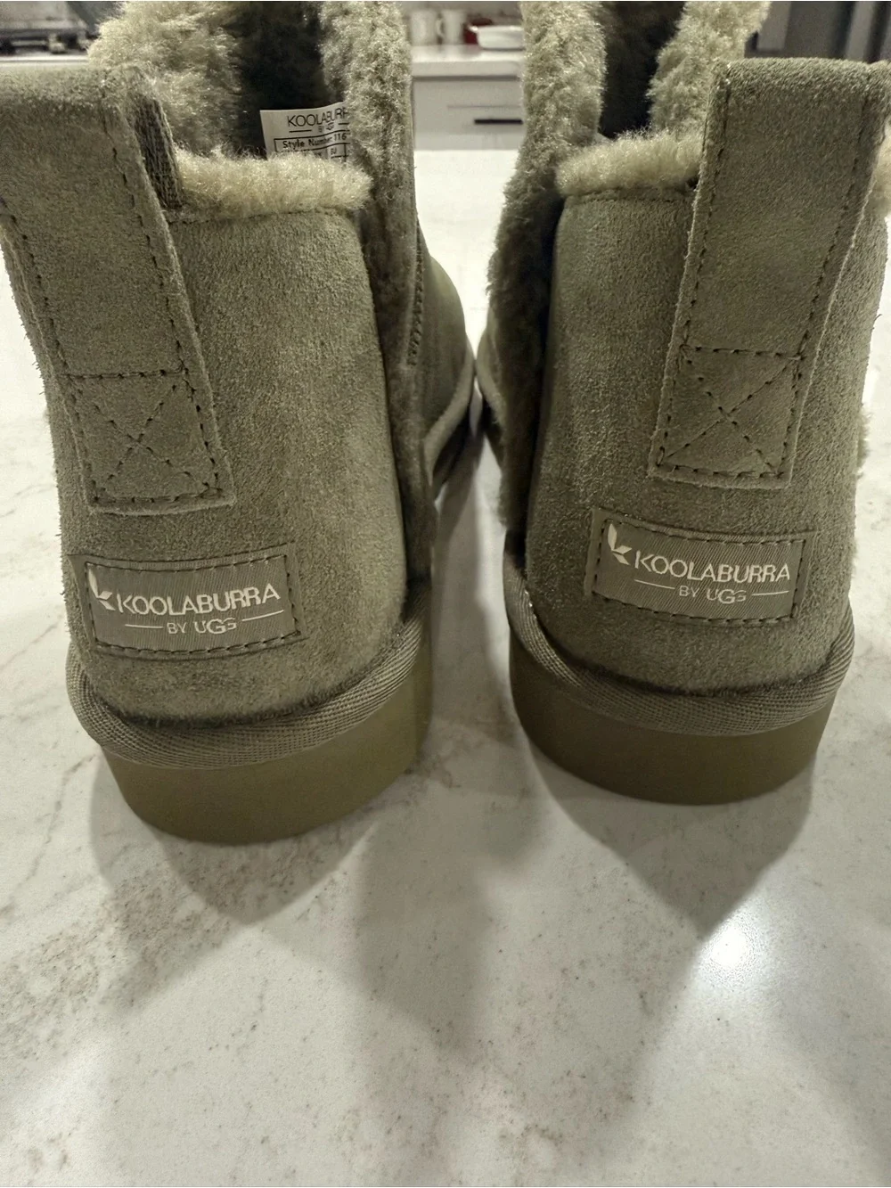 Koolaburra by UGG Koola Ultra Mini Boots, Sz 9, Lime, New in Box